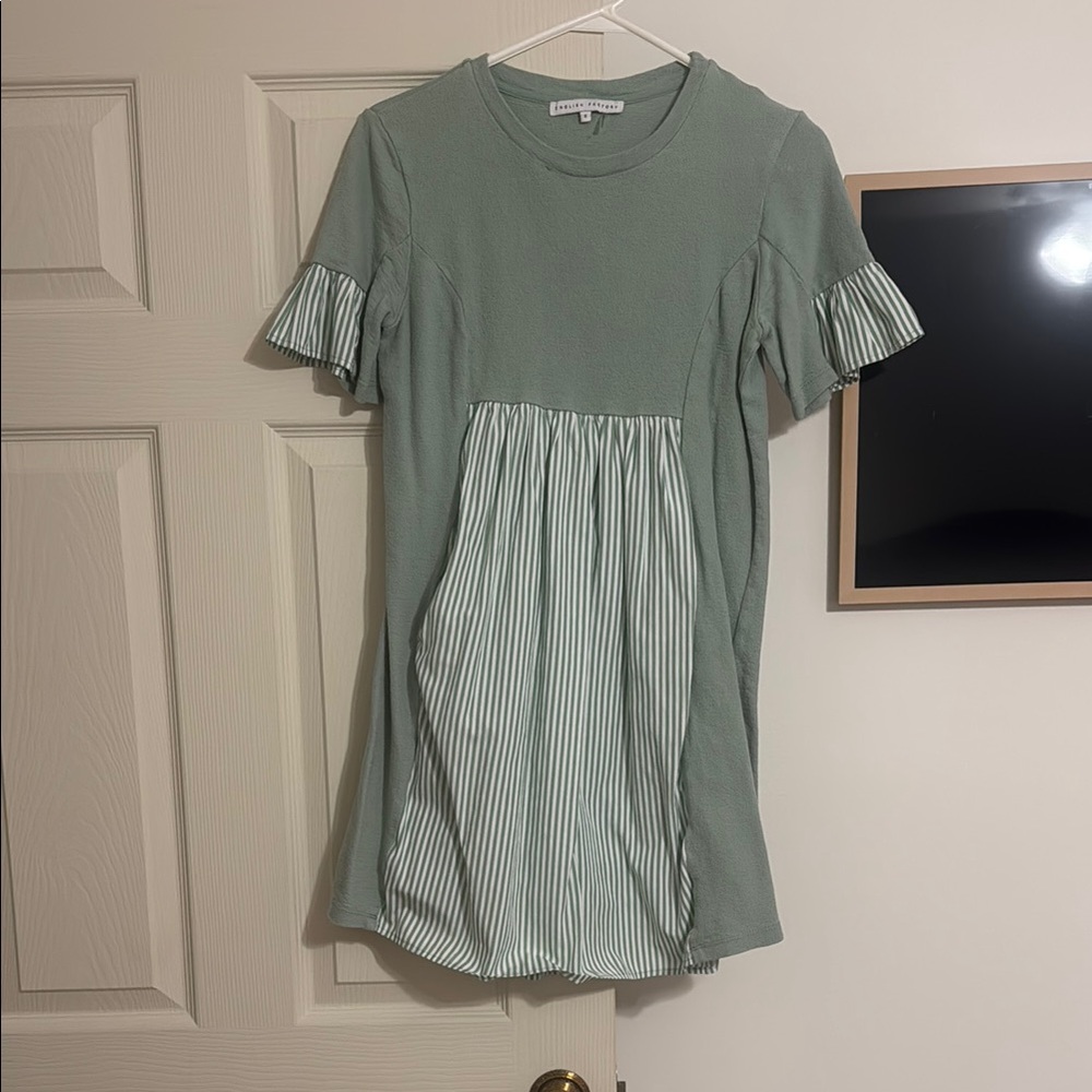 English Factory Sage Green Knit Top